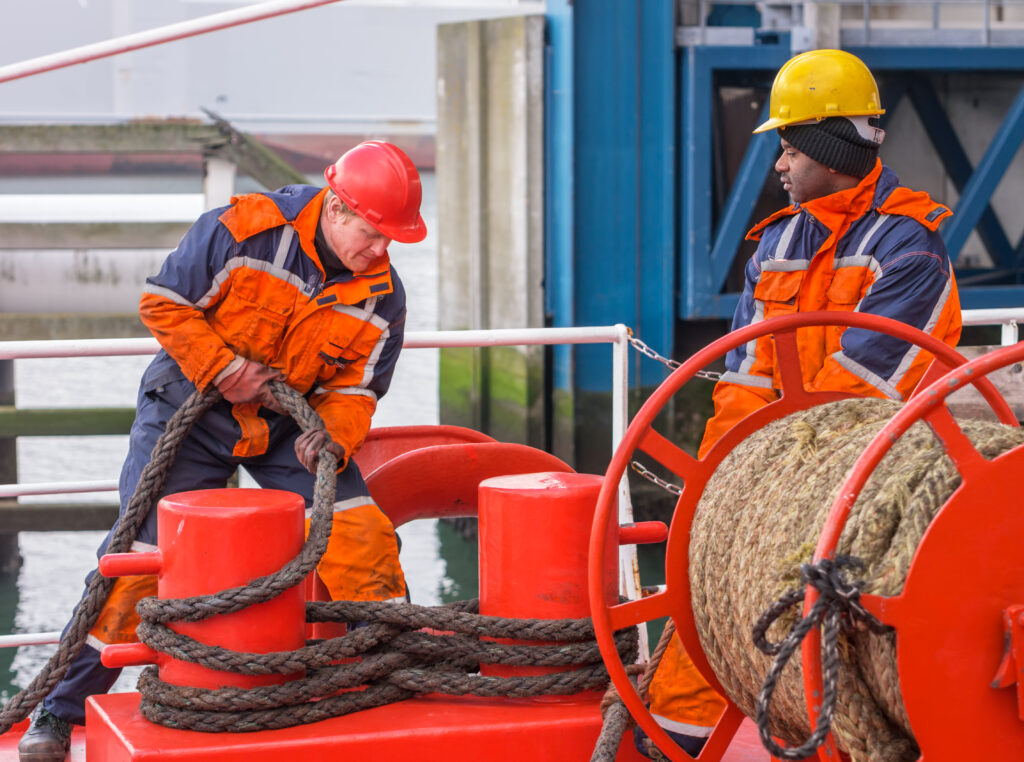 crew working on cruise ship – maritime industry insights