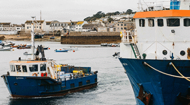 Crew on deck observing navigation – maritime partners and collaborations